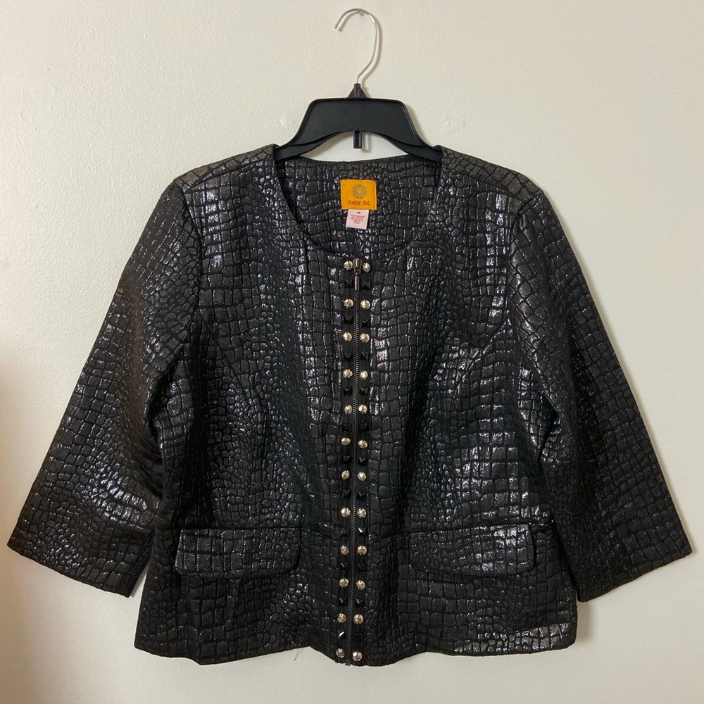 Ruby Road Black Jacket - Size 16